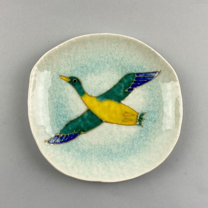 Kamo Mint Green Medium Round Plate, 5 3/4" dia.