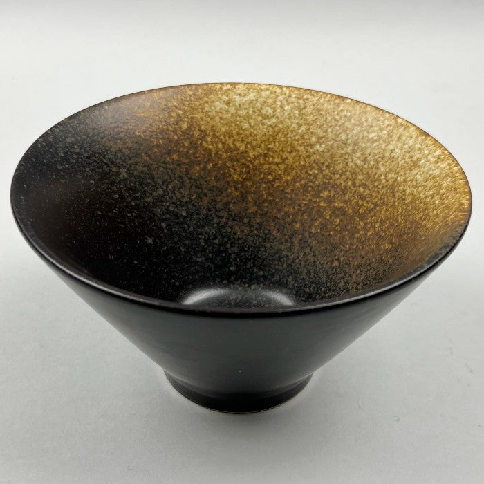 Ginga tall large ramen bowl semi matte dark brown beige Japanese chefs store restaurant supply Bowery discount sale OSASRA New York 10 strawberry street Nagoya