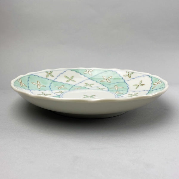 Mint Flower Patterns Japanese Plate Restaurant Supply Bowery Discount Sale OSARA New York