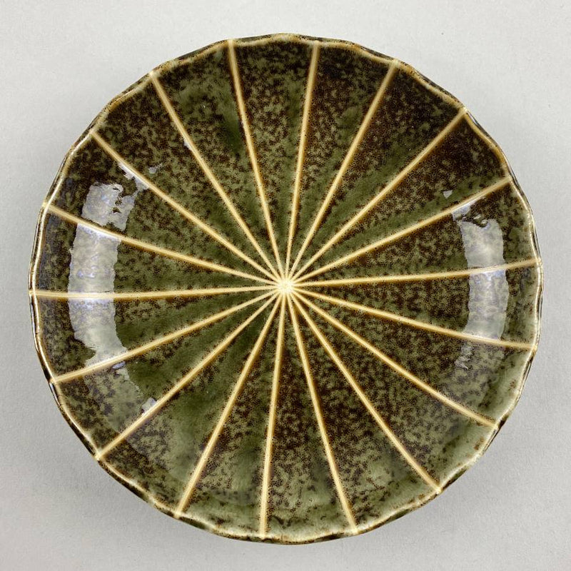 Hasu no ha green Japanese plate lotus leaf restaurant supply Bowery Discount Sale OSARA New York