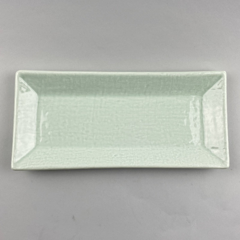 Hisui Mint Green Rectangle Japanese Sushi Plate Restaurant Supply Bowery Discount Sale OSARA New york