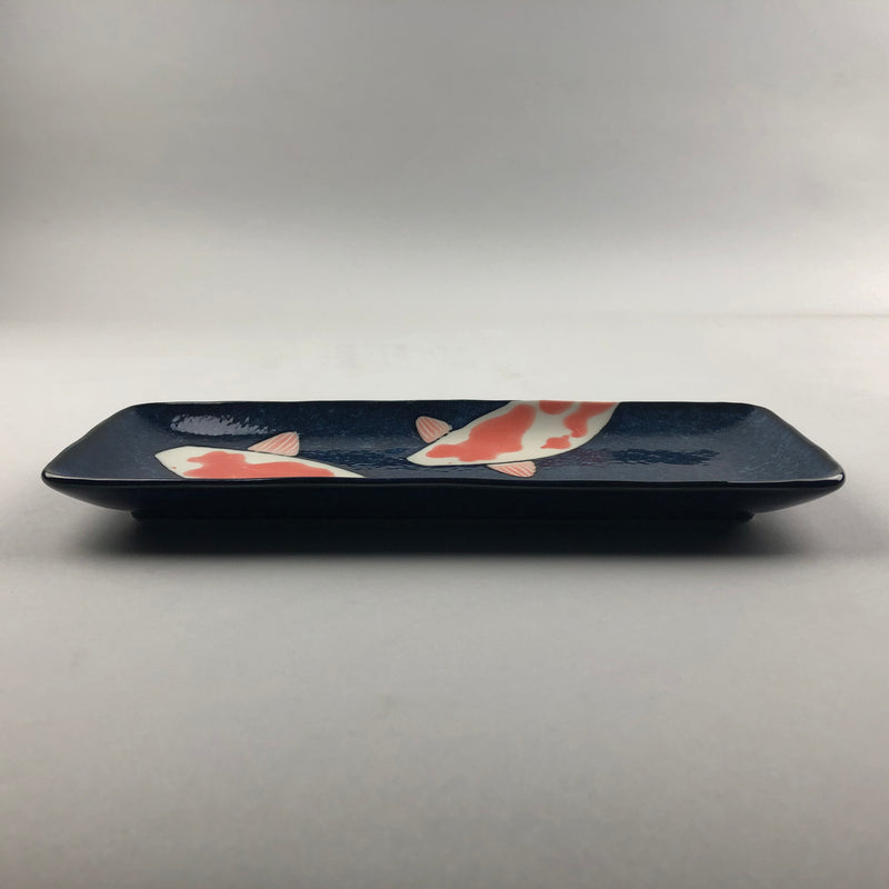 Restaurant Equipment 日本食 日式厨具 Discount 和食 Manhattan New York Japanese Ceramics Navy Koi fish rectangle plate