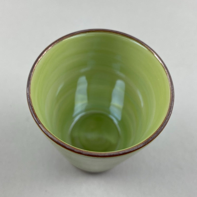 Luster tea green Japanese sake cup Restaurant Supply Bowery Discount Sale OSARA New York