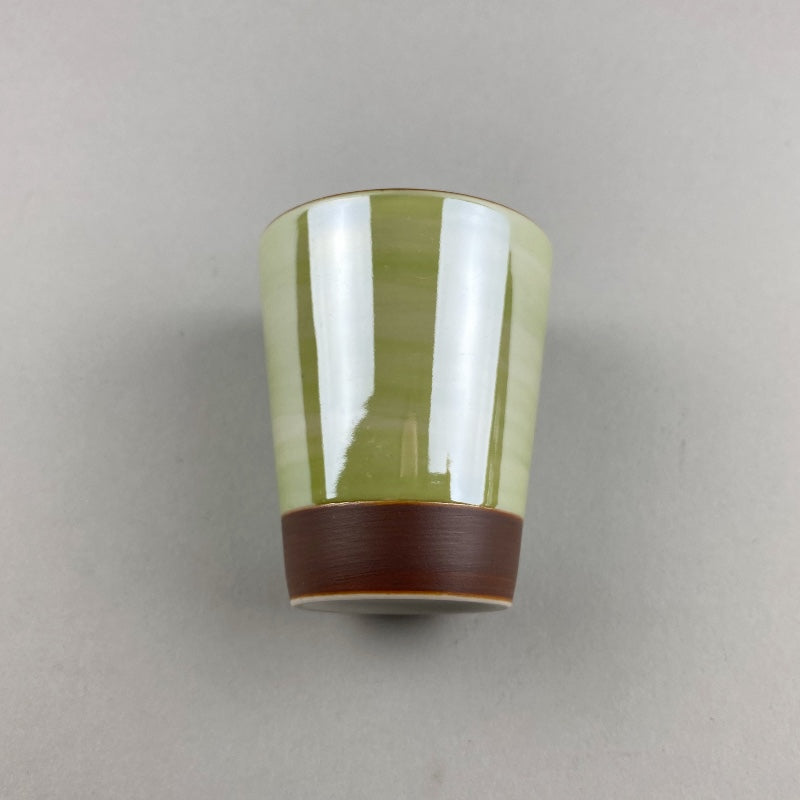 Luster tea green Japanese sake cup Restaurant Supply Bowery Discount Sale OSARA New York