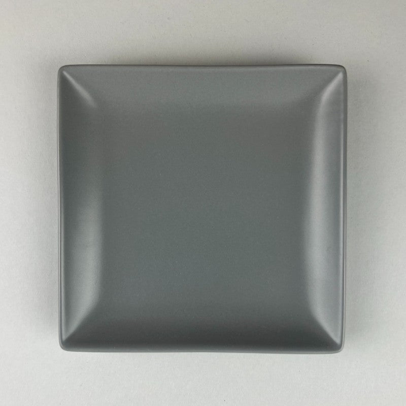 Bowery Matte gray square plate share plate restaurant supply unique color ful dinnerware OSARA new york sale discount