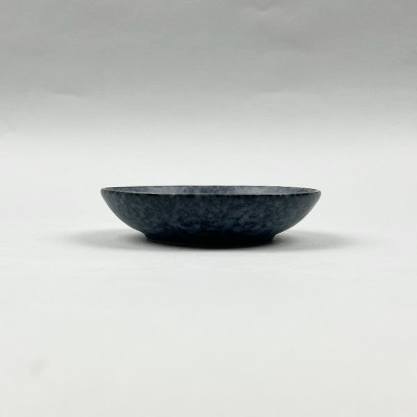 Melange matte dusty blue navy gray black coupe shallow dish appetizer dessert Japanese chefs store Restaurant Supply dinnerware store sale discount Bowery New York event catering OSARA New York 10 strawberry street Biseki