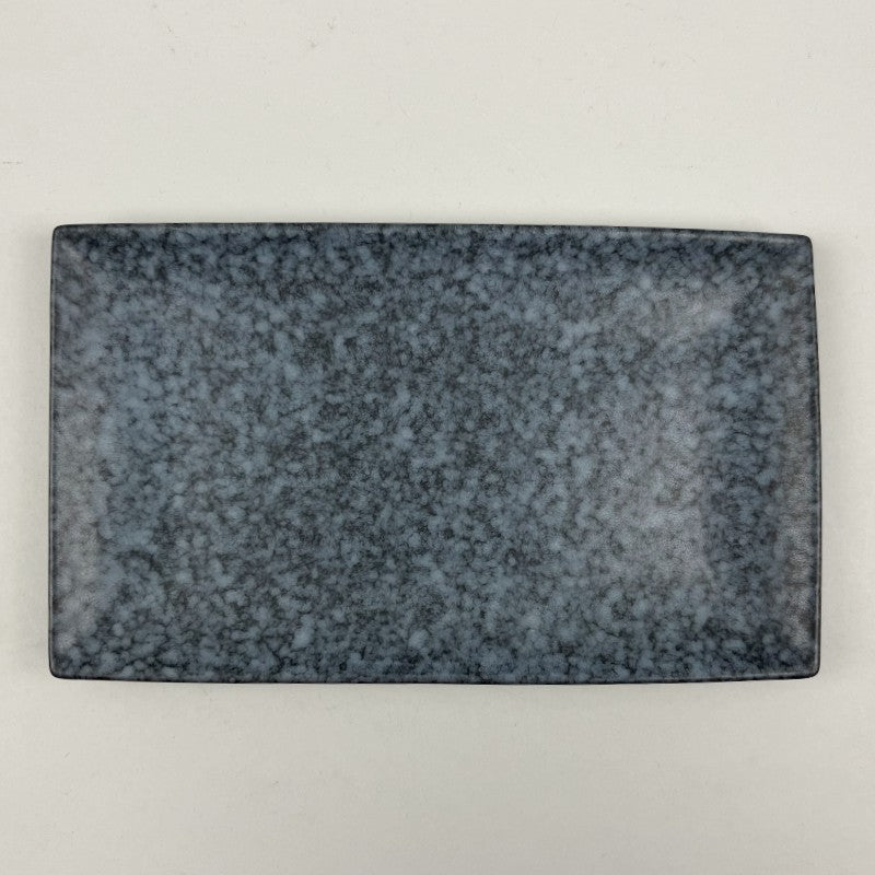 Melange matte dusty blue navy gray black rounded rectangle plateJapanese chefs store Restaurant Supply dinnerware store sale discount Bowery New York event catering10 strawberry street Biseki