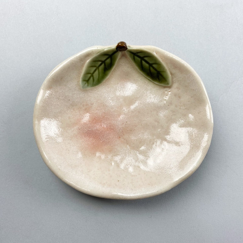 Momo Peach Shaped Pink Japanese Small Plate Restaurant Supply Discount Sale OSARA New York
