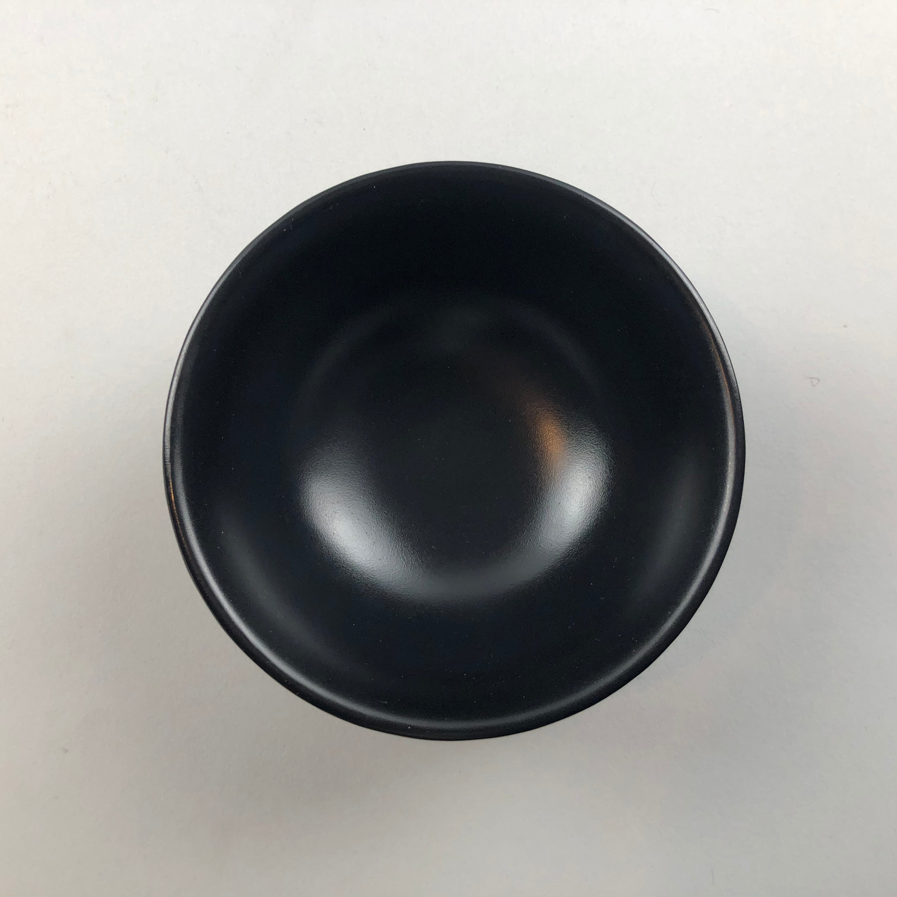 Japanese Style Matte Black Small Bowl for Soup, Appetizers, Rice