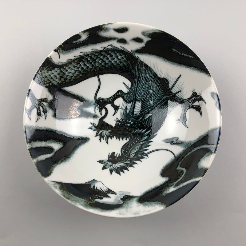 Imari-Ink Low Bowl - Dragon, 9 7/8" dia., 48 oz in two colors(Black and Blue)