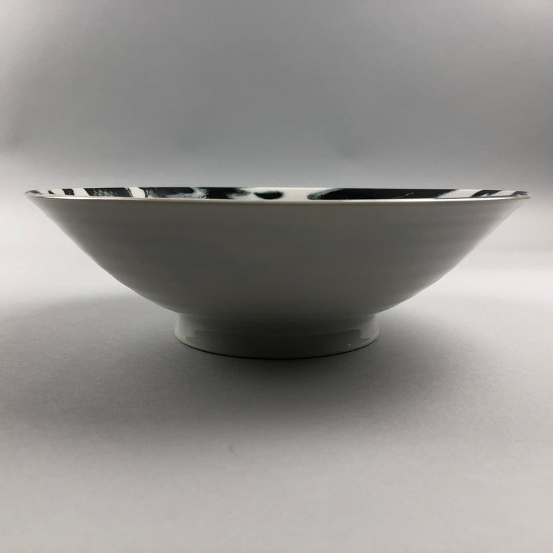Imari-Ink Low Bowl - Dragon, 9 7/8" dia., 48 oz in two colors(Black and Blue)