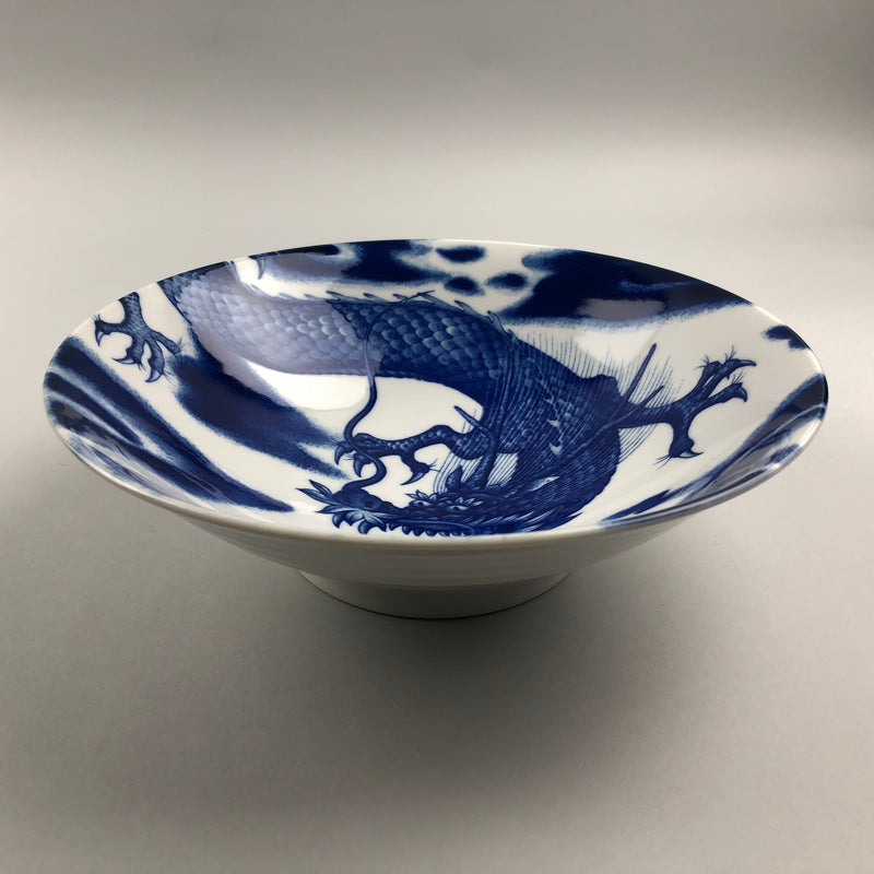Imari-Ink Low Bowl - Dragon, 9 7/8" dia., 48 oz in two colors(Black and Blue)