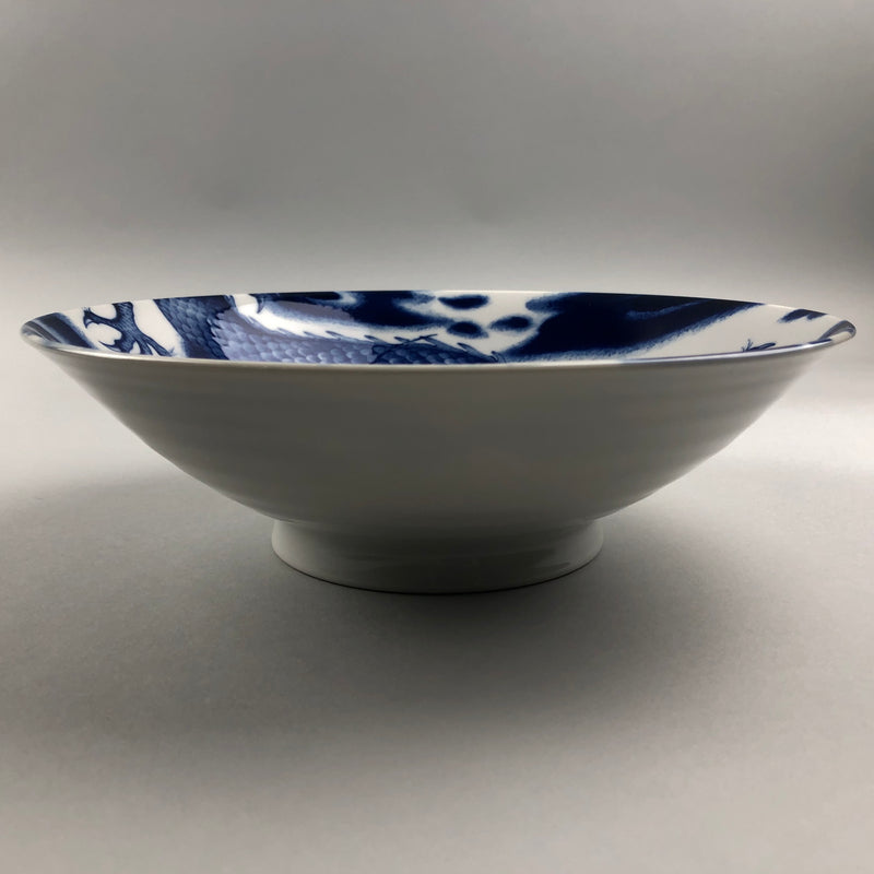 Imari-Ink Low Bowl - Dragon, 9 7/8" dia., 48 oz in two colors(Black and Blue)