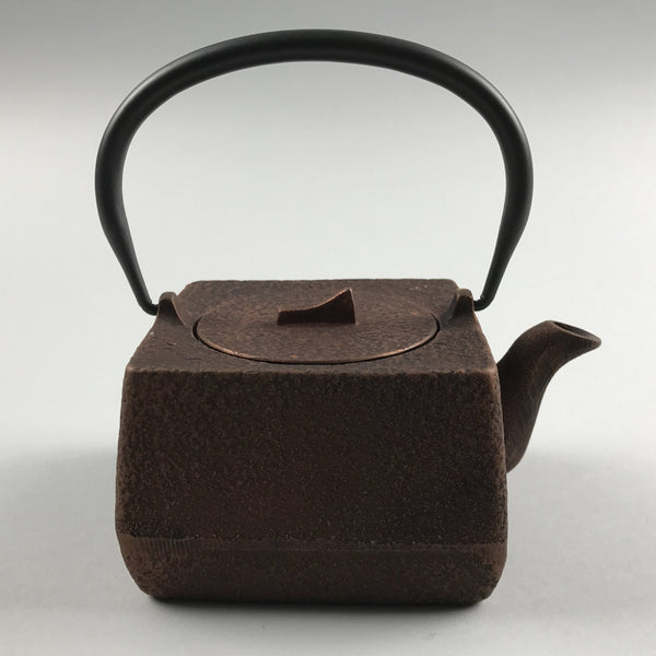 Nanbu Square Cast Iron Copper Teapot 16 oz, Made in Japan