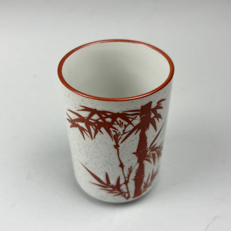 (30% Off!) Red Bamboo Sushi Teacup Yunomi 8 oz