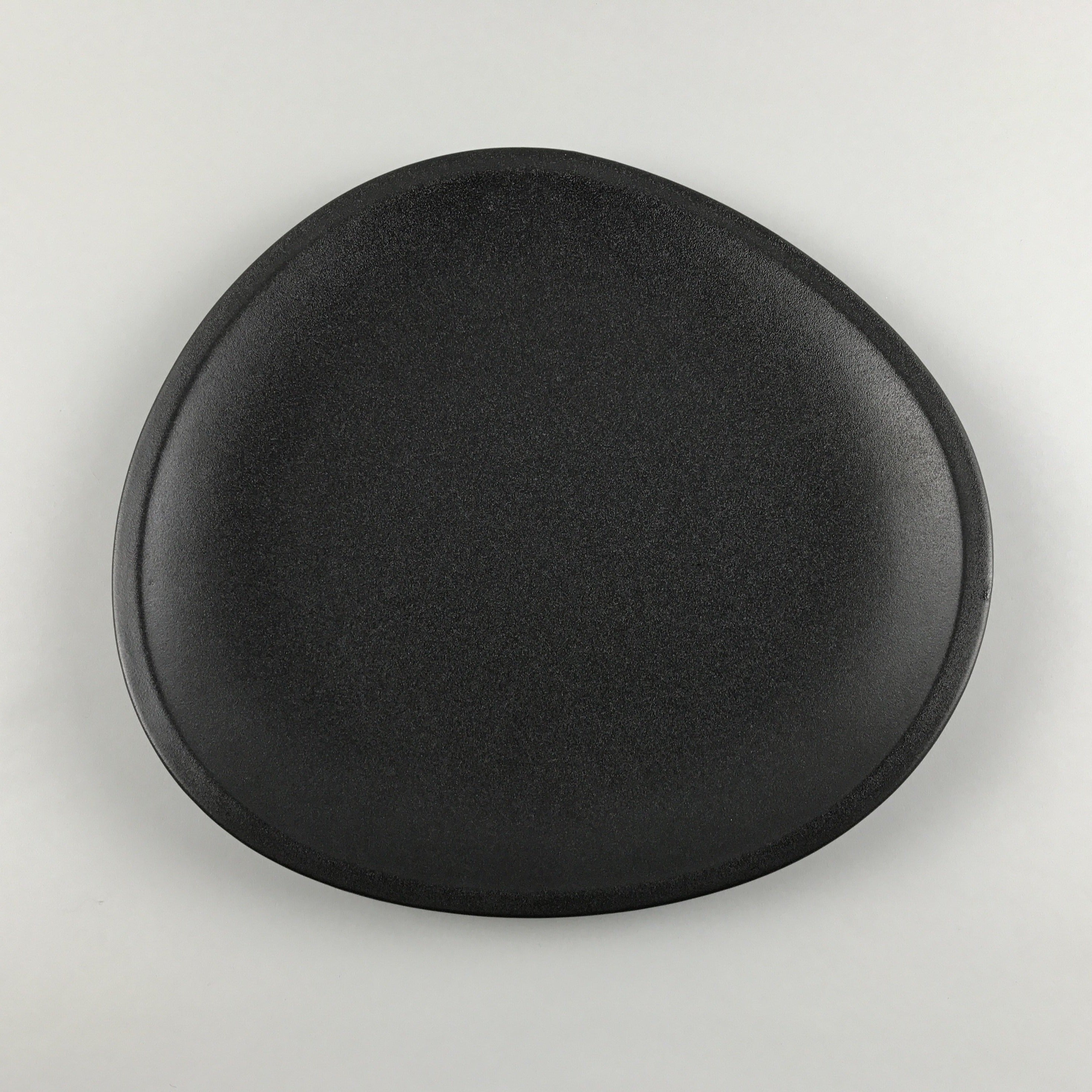 Japanese Style Matte Black Unique Plate for appetizer or