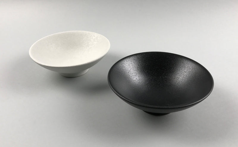 Restaurant Equipment Supply Discount Manhattan OSARA New York 纽约 뉴욕 레스토랑 日式厨具 Zen Matte Black Washi White Ramen Rice Bowl