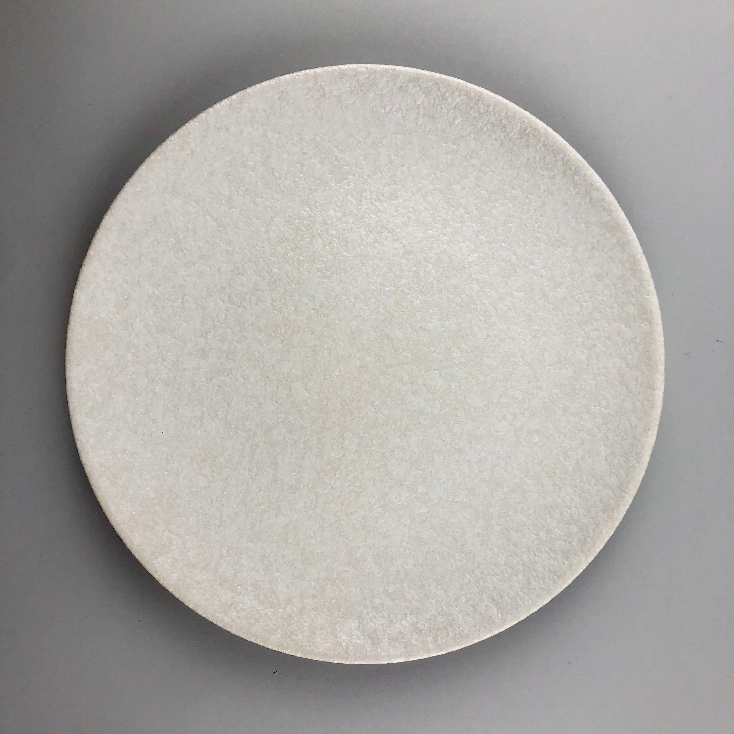 Zen White Round Plate, 8" dia., 9"dia., and 10" dia.