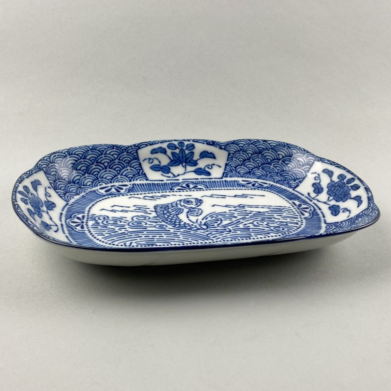 Tairyo fish Japanese rectangle sushi plate Restaurant Catering supply Bowery Discount Sale OSARA New York