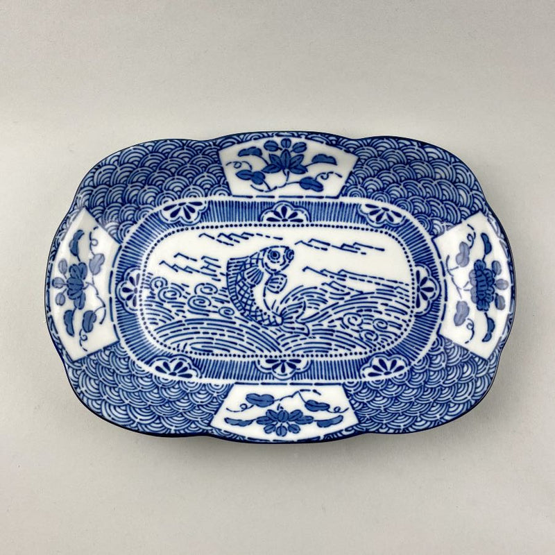 Tairyo fish Japanese rectangle sushi plate Restaurant Catering supply Bowery Discount Sale OSARA New York