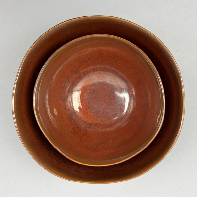 Tsuya Renga omakase appetizer glossy orange red color bowl kobachi Japanese chefs store restaurant supply Bowery discount sale event party catering OSARA New York
